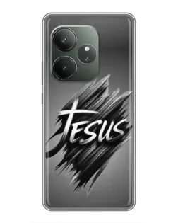 Чехол для Huawei nova 16z с картинкой «Надпись Jesus Graffiti»