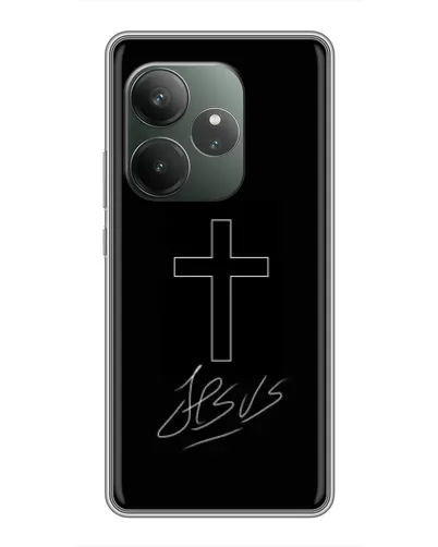 Чехол для Huawei nova 16z с картинкой «Графический крест Jesus» Чехол для Huawei nova 16z с картинкой «Графический крест Jesus»