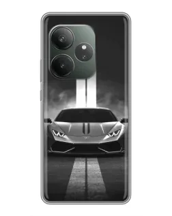 Чехол для Huawei nova 16z с картинкой «Lamborghini симметрия дорог»