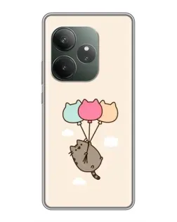 Чохол для Huawei nova 16z з картинкою «Пушин на кульках»