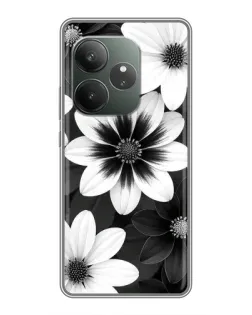 Чехол для Huawei nova 16z с картинкой «Монохромные астры»