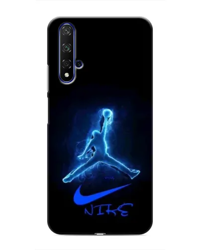 Чехол для Huawei Nova 5T с картинкой «Jordan Neon Blue»