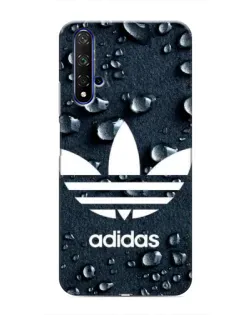 Чехол для Huawei Nova 5T с картинкой «Adidas Trefoil Blue»