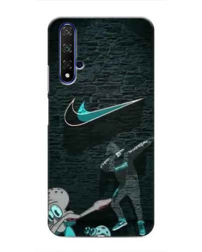 Чехол для Huawei Nova 5T с картинкой «Спортивный арт Nike»