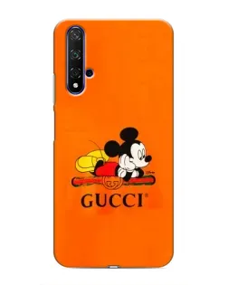 Чохол для Huawei Nova 5T з картинкою «Міккі Маус Gucci — помаранч»