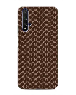 Чохол для Huawei Nova 5T з картинкою «Gucci — шоколадна сітка»