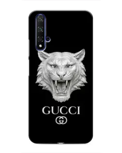 Чохол для Huawei Nova 5T з картинкою «Gucci — срібний лев»