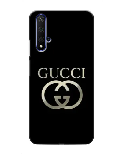 Чехол для Huawei Nova 5T с картинкой «Gucci — золото на черном» Чехол для Huawei Nova 5T с картинкой «Gucci — золото на черном»