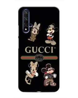 Чохол для Huawei Nova 5T з картинкою «Gucci — герої Disney та монограма»
