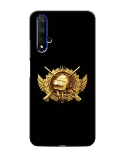 Чехол для Huawei Nova 5T с картинкой «PUBG — оранжевый градиент»