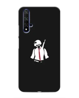 Чехол для Huawei Nova 5T с картинкой «PUBG — силуэт воина» Чехол для Huawei Nova 5T с картинкой «PUBG — силуэт воина»