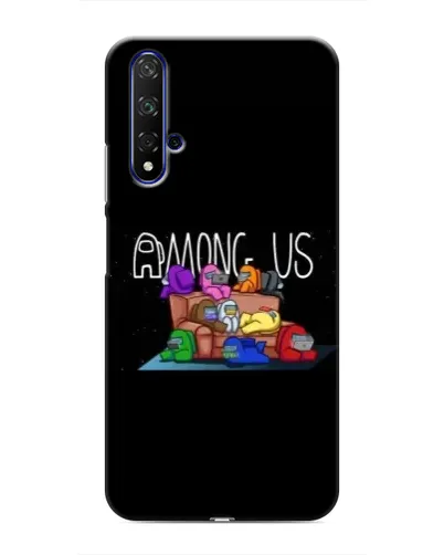 Чехол для Huawei Nova 5T с картинкой «Логотип Among Us»