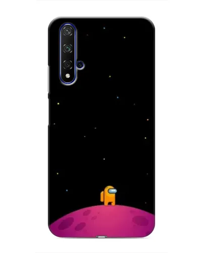 Чехол для Huawei Nova 5T с картинкой «Одинокий герой на планете»