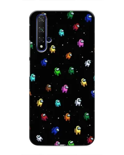 Чехол для Huawei Nova 5T с картинкой «Экипаж Among Us»