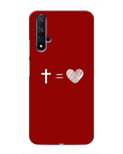 Чехол для Huawei Nova 5T с картинкой «Уравнение любви» Чехол для Huawei Nova 5T с картинкой «Уравнение любви»