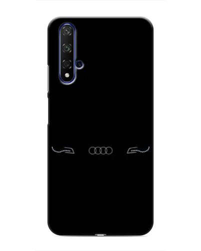 Чехол для Huawei Nova 5T с картинкой «Audi — световой подпись»