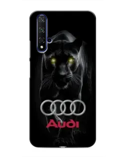 Чехол для Huawei Nova 5T с картинкой «Пантера и Audi»