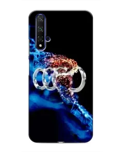 Чехол для Huawei Nova 5T с картинкой «Энергия лого Audi»