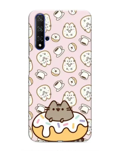 Чехол для Huawei Nova 5T с картинкой «Пушин на пончике» Чехол для Huawei Nova 5T с картинкой «Пушин на пончике»