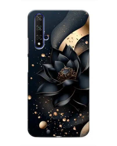 Чохол для Huawei Nova 5T з картинкою «Чорний лотос»