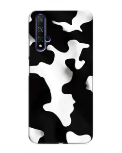 Чехол для Huawei Nova 5T с картинкой «Черно-белое пятно»