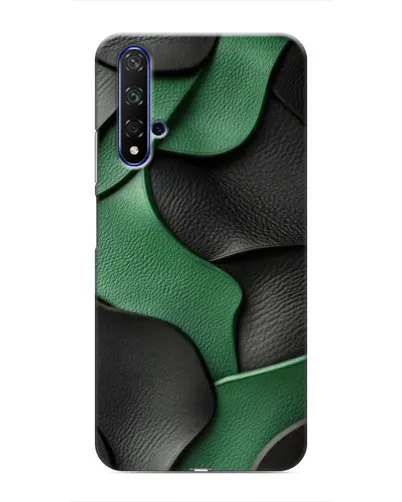 Чехол для Huawei Nova 5T с картинкой «Зеленые кожаные волны» Чехол для Huawei Nova 5T с картинкой «Зеленые кожаные волны»