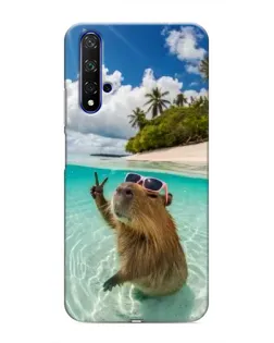 Чохол для Huawei Nova 5T з картинкою «Капібара на морі» Чохол для Huawei Nova 5T з картинкою «Капібара на морі»
