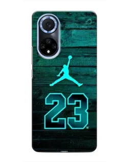 Чехол для Huawei Nova 9 SE с картинкой «Jordan Cyan 23»