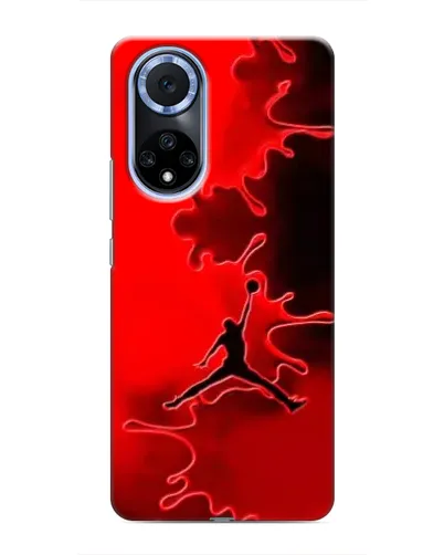 Чехол для Huawei Nova 9 SE с картинкой «Jordan Red Smoke»