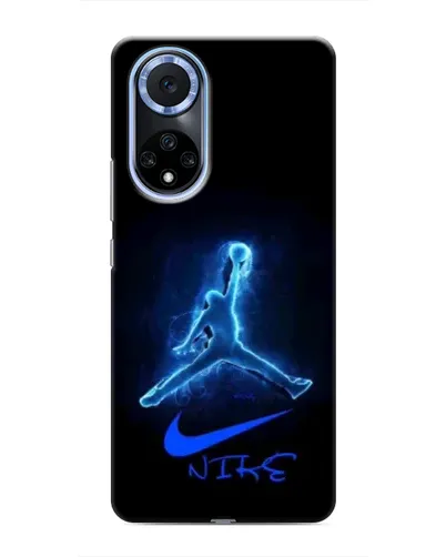Чехол для Huawei Nova 9 SE с картинкой «Jordan Neon Blue»