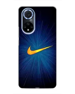 Чехол для Huawei Nova 9 SE с картинкой «Синий пульс Nike»