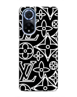 Чехол для Huawei Nova 9 SE с картинкой «Черно-белый узор LV» Чехол для Huawei Nova 9 SE с картинкой «Черно-белый узор LV»