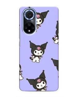 Чехол для Huawei Nova 9 SE с картинкой «Паттерн с Kuromi»