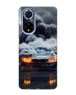 Чехол для Huawei Nova 9 SE с картинкой «BMW в дыму»