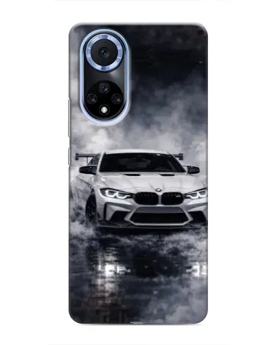 Чехол для Huawei Nova 9 SE с картинкой «BMW сквозь туман»