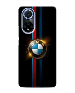 Чехол для Huawei Nova 9 SE с картинкой «BMW M-Power неон»