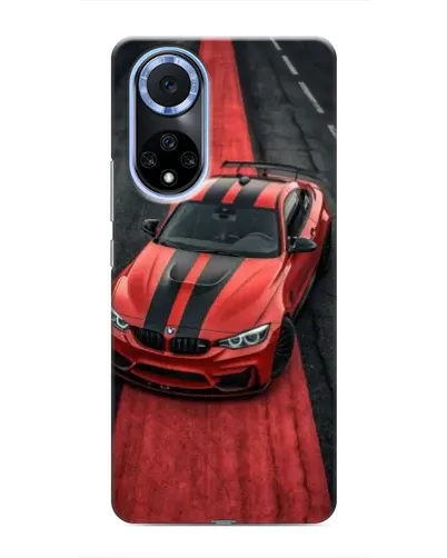 Чехол для Huawei Nova 9 SE с картинкой «BMW на красной дорожке»