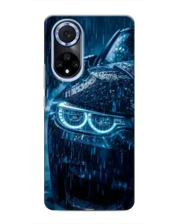 Чехол для Huawei Nova 9 SE с картинкой «BMW под дождем»