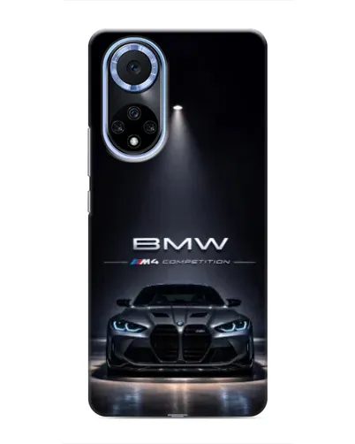 Чехол для Huawei Nova 9 SE с картинкой «BMW сквозь ночной город» Чехол для Huawei Nova 9 SE с картинкой «BMW сквозь ночной город»