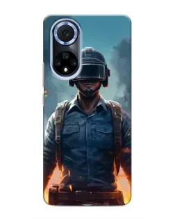 Чехол для Huawei Nova 9 SE с картинкой «PUBG — реалистичный герой»