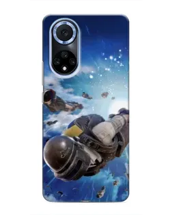 Чехол для Huawei Nova 9 SE с картинкой «Десант PUBG — прыжок»
