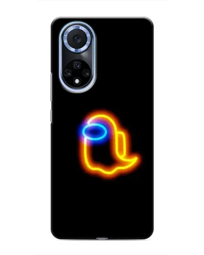 Чехол для Huawei Nova 9 SE с картинкой «Among Us неоновое сияние»