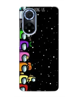 Чехол для Huawei Nova 9 SE с картинкой «Команда Among Us»