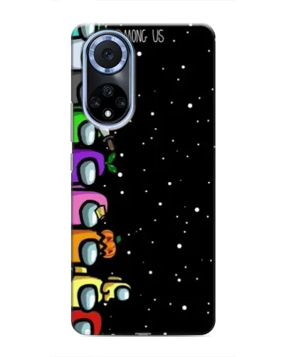Чехол для Huawei Nova 9 SE с картинкой «Команда Among Us»