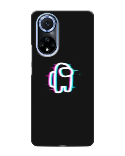 Чехол для Huawei Nova 9 SE с картинкой «Among Us неон»