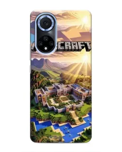 Чохол для Huawei Nova 9 SE з картинкою «Minecraft панорама»