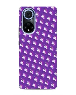 Чехол для Huawei Nova 9 SE с картинкой «Единороги на фиолетовом»