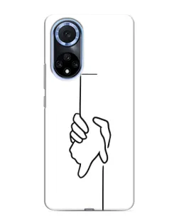 Чехол для Huawei Nova 9 SE с картинкой «Рука держит»