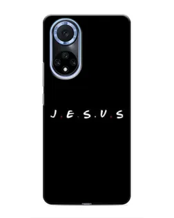 Чехол для Huawei Nova 9 SE с картинкой «Точки веры J.E.S.U.S.»