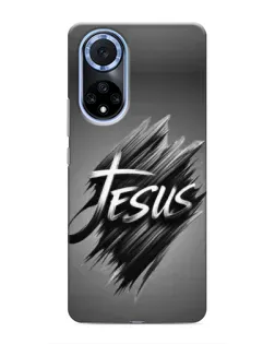 Чехол для Huawei Nova 9 SE с картинкой «Надпись Jesus Graffiti»